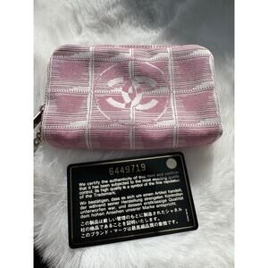 Authentic Chanel Cambon Ligne CC Coin Purse / Key Holder
